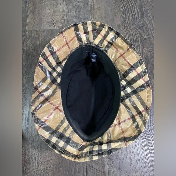 BURBERRY London House Check Bucket Rain Hat - Picture 4 of 7
